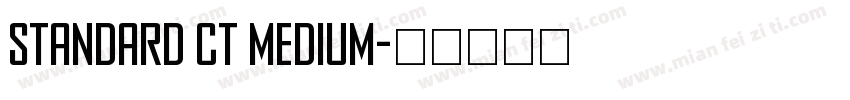 Standard CT Medium字体转换
